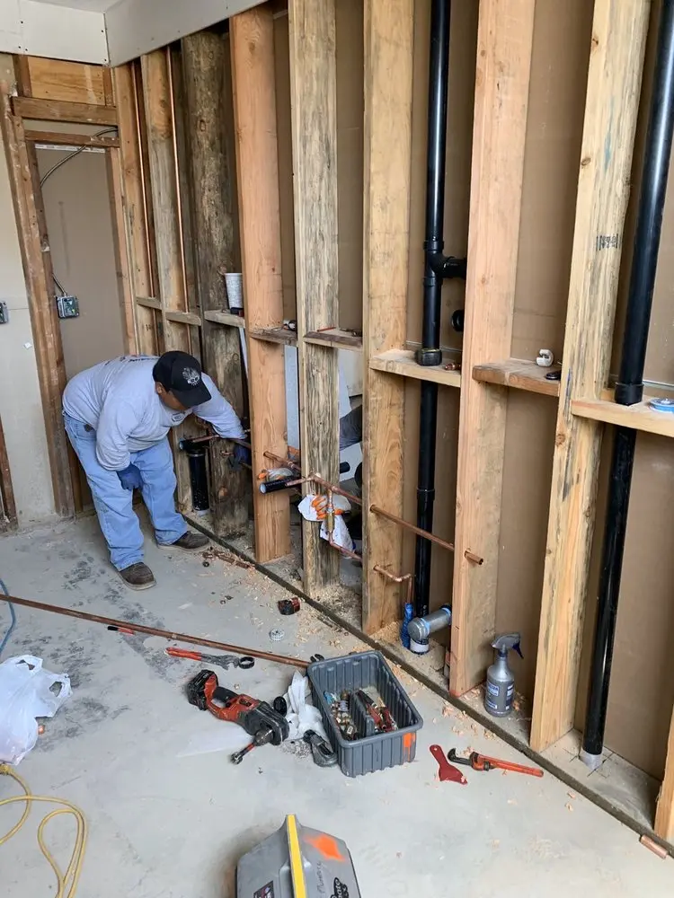Commercial rough-in plumbing for Water Heater Replacement in Perrineville
